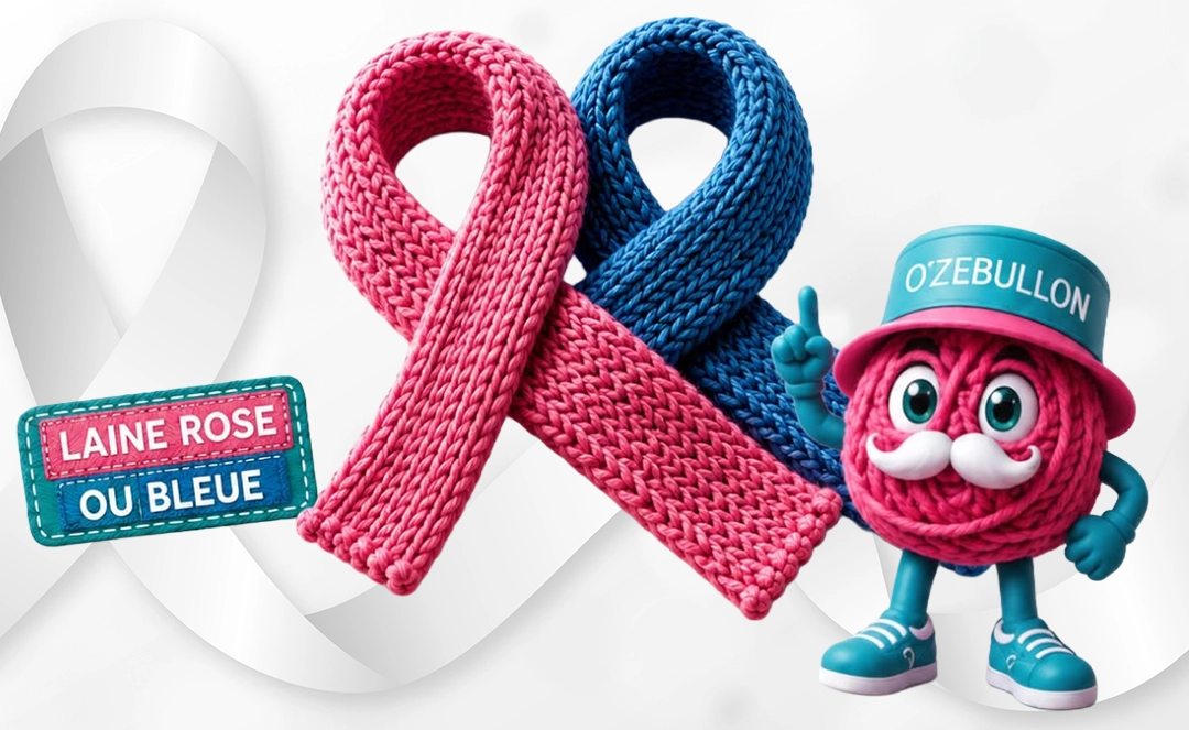À vos aiguilles pour Octobre Rose et Novembre Bleu 2026 !